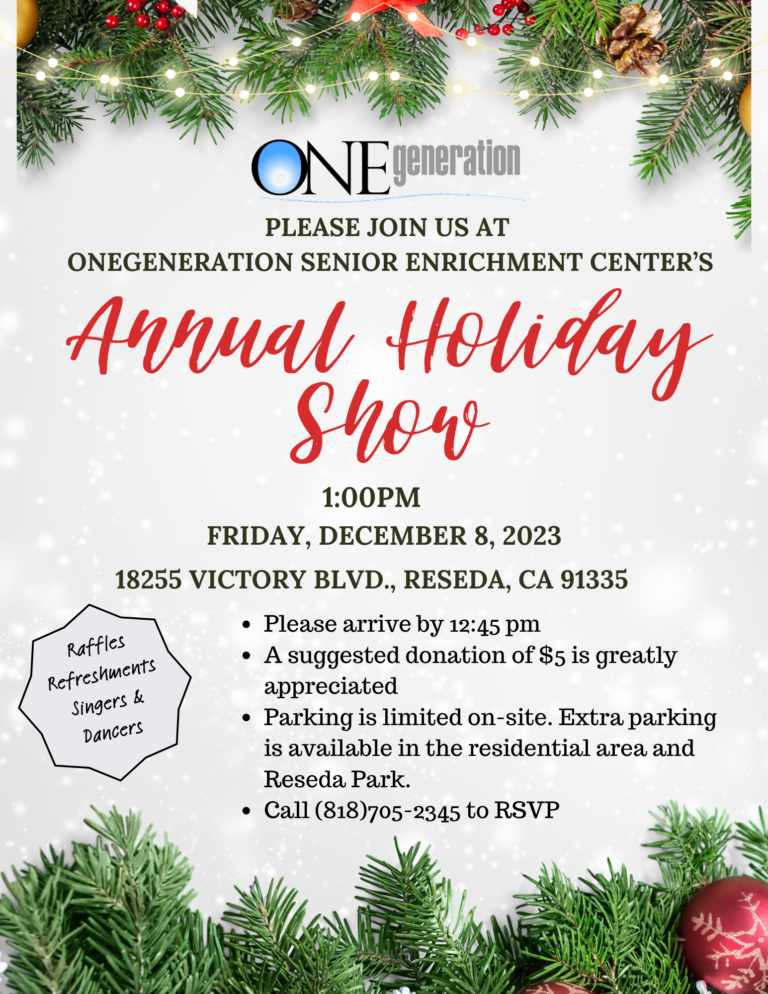 Holiday Show Flyer