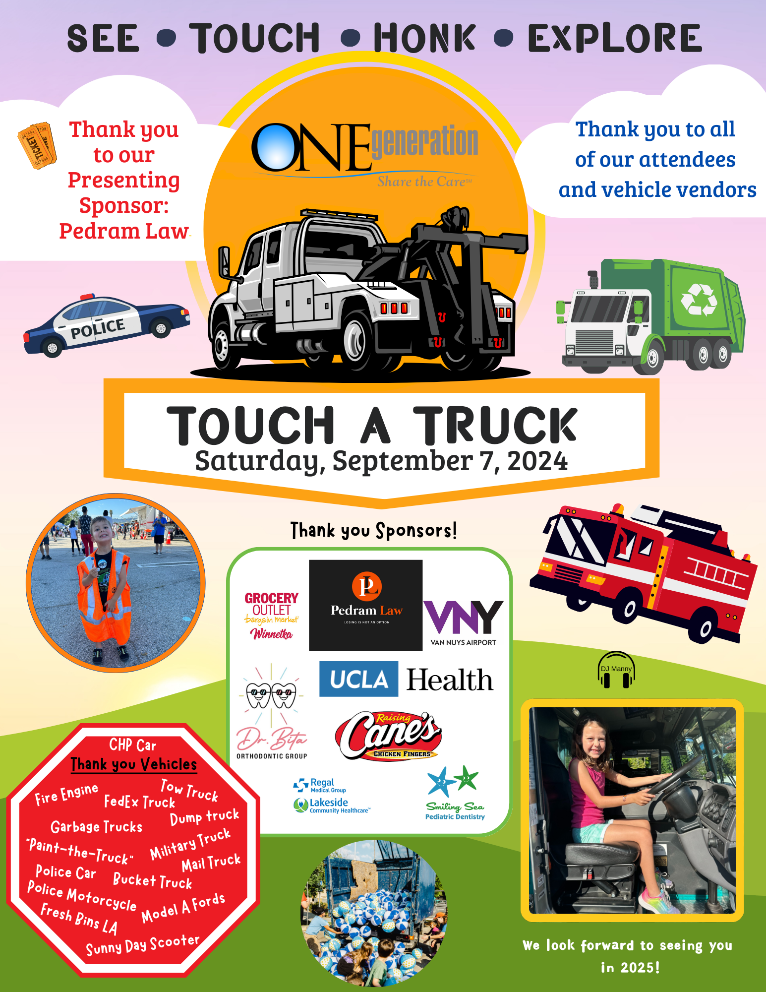 2nd Annual Encino Touch A Truck ONEgeneration