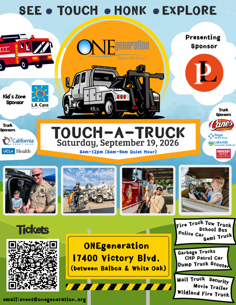 ONEgeneration Touch A Truck 2026 Flyer PNG